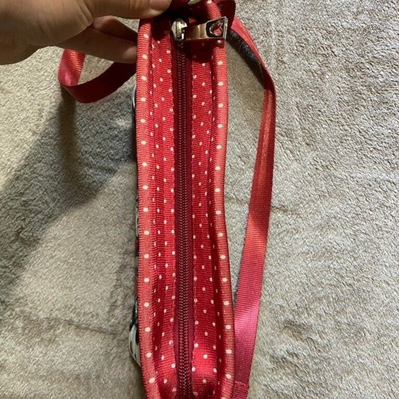 Harveys for DISNEY Couture Seatbelt Handbag Crossbody Red Polka Dot Comic Strip - Picture 3 of 8